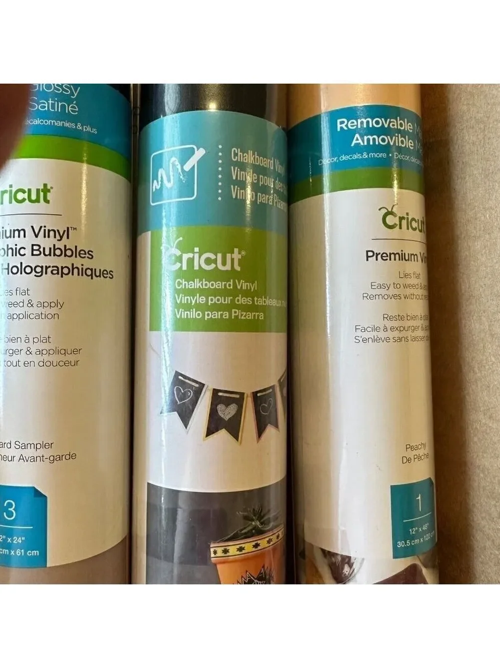 Cricut Lot Vinyl Pen Set Iron On HTV Holographic Removable Sampler Craft Gift